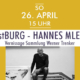KunstBURG Sujet zur Vernissage Hannes Mlenek