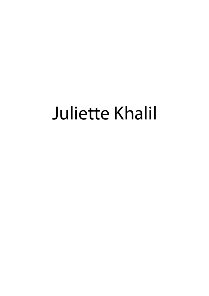 Juliette-Khalil © Michael Strobl